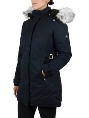 NWOT Spire By Galaxy Women's Navy Blue Jenar Heavyweight Coat Jacket Size S 2206